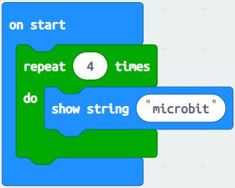 Repeat show string